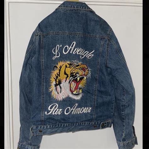 gucci tiger amour|Gucci tiger denim.